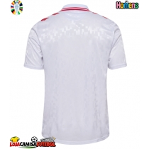 Camisa de Futebol Dinamarca Equipamento Secundário Europeu 2024 Manga Curta